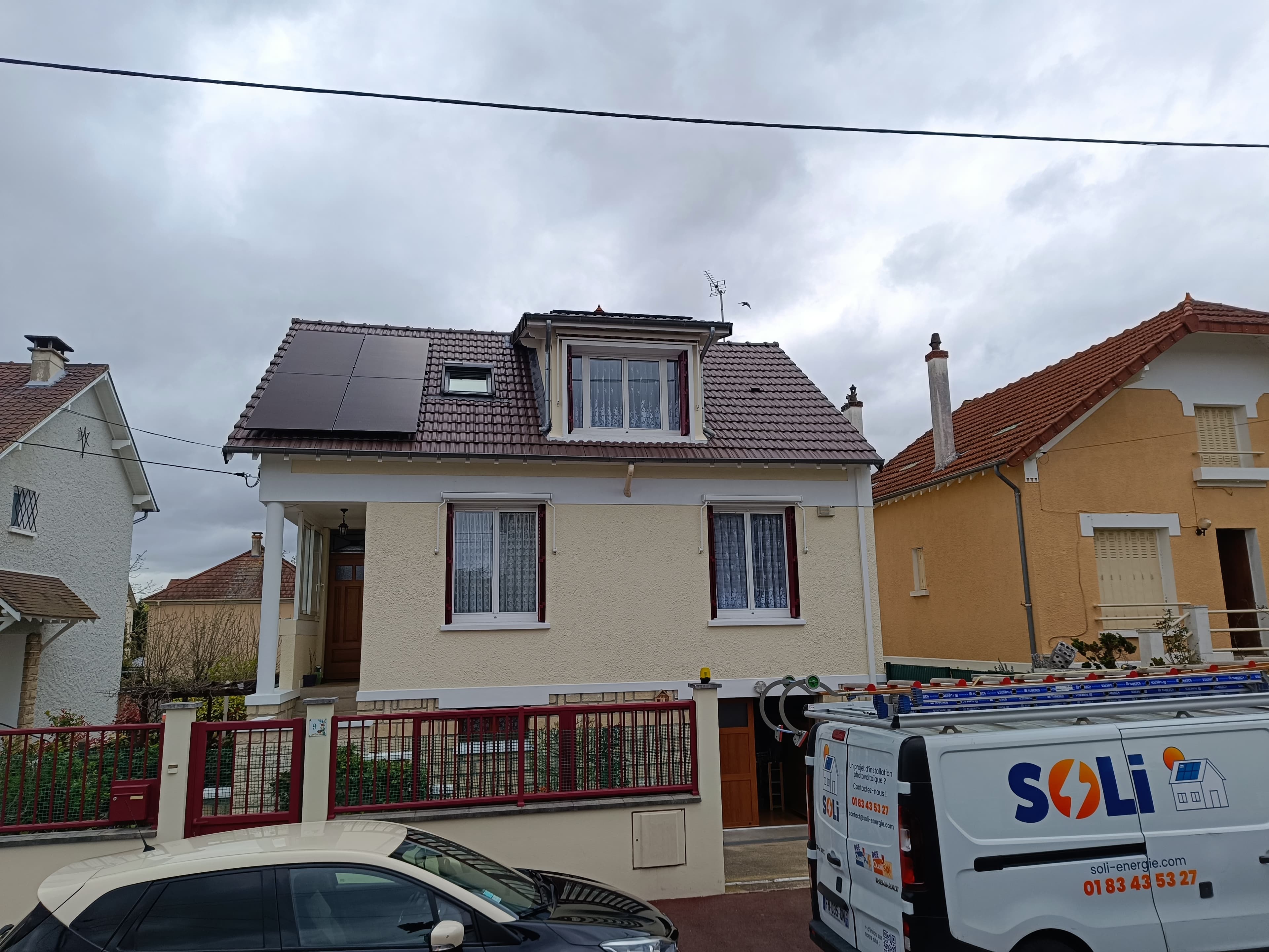 Installation photovoltaïque de 3.0 kWc à Ermont