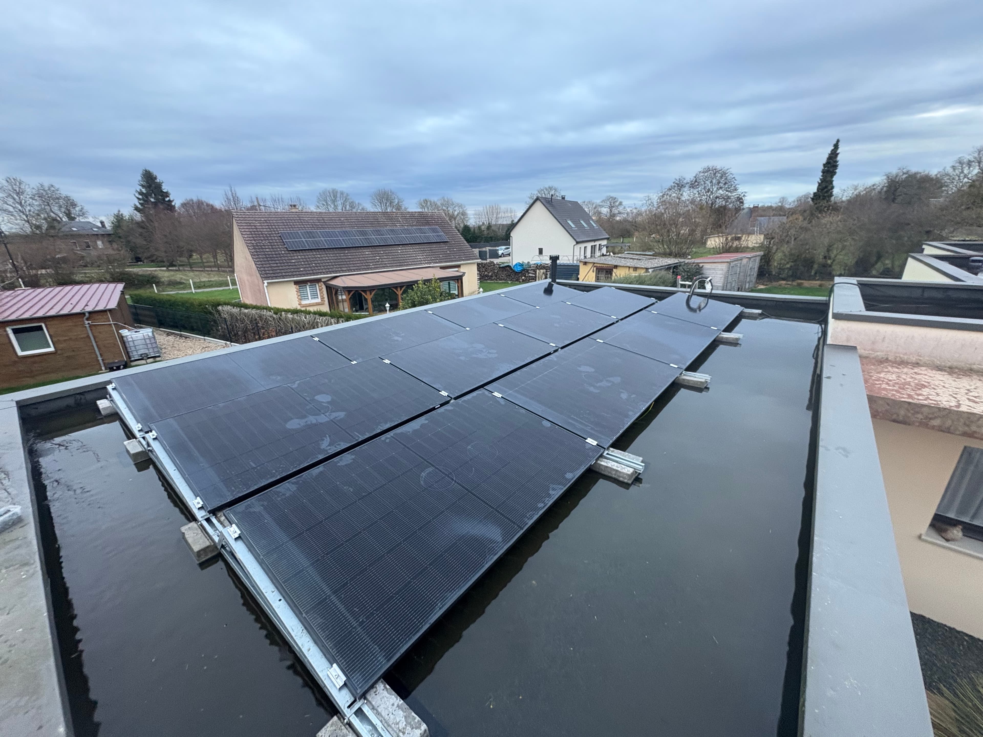 Installation photovoltaïque de 7.0 kWc à Flancourt-Crescy-en-Roumois