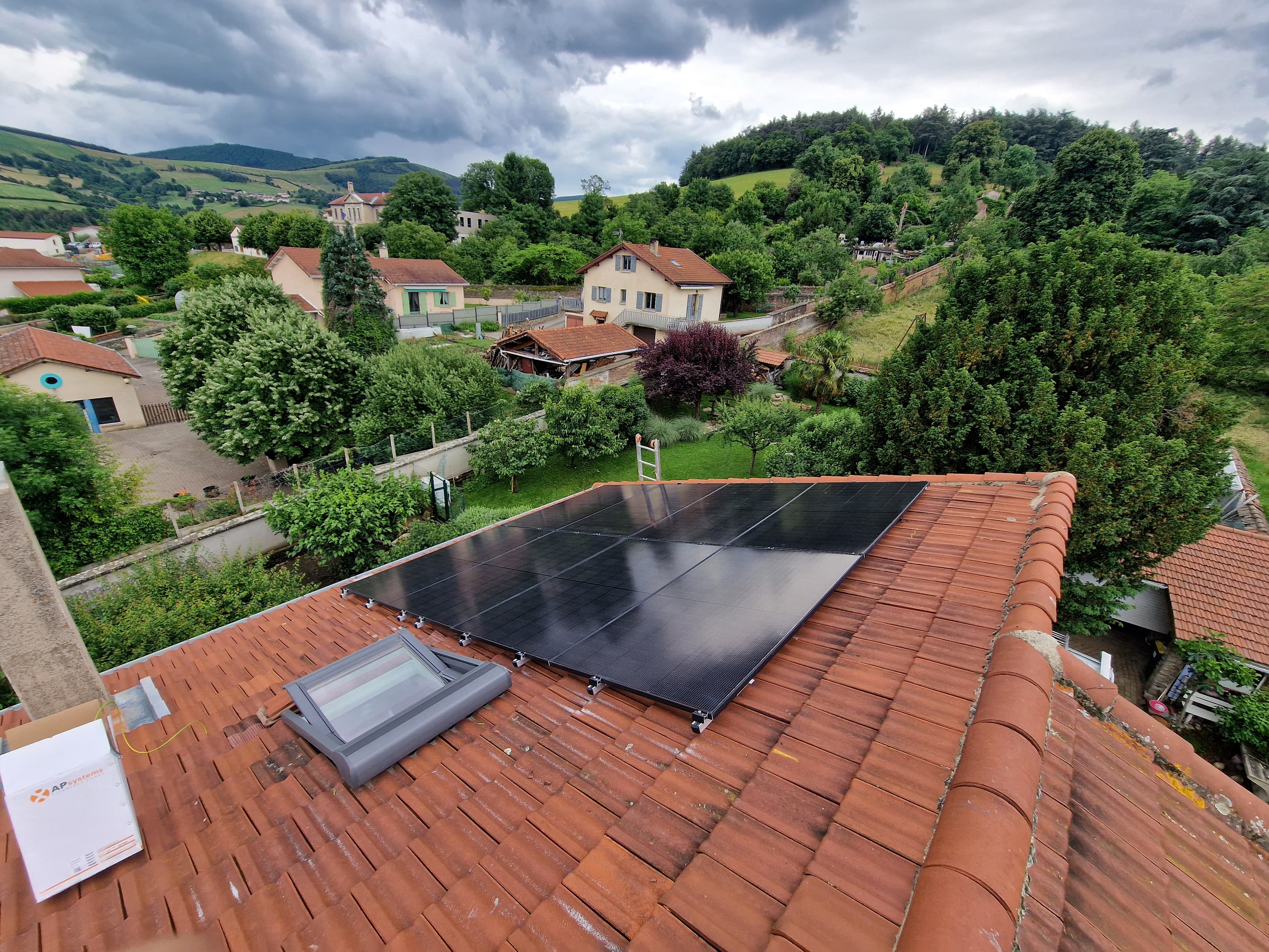 Installation photovoltaïque de 4.0 kWc à Saint-Paul-en-Jarez