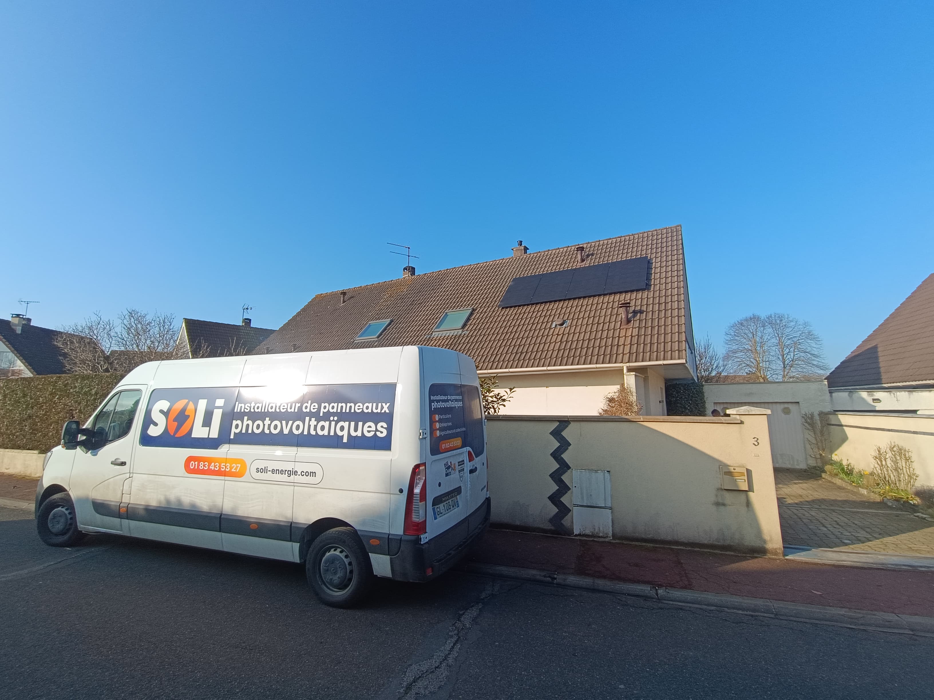 Installation photovoltaïque de 5 kWc à Aubergenville (78)