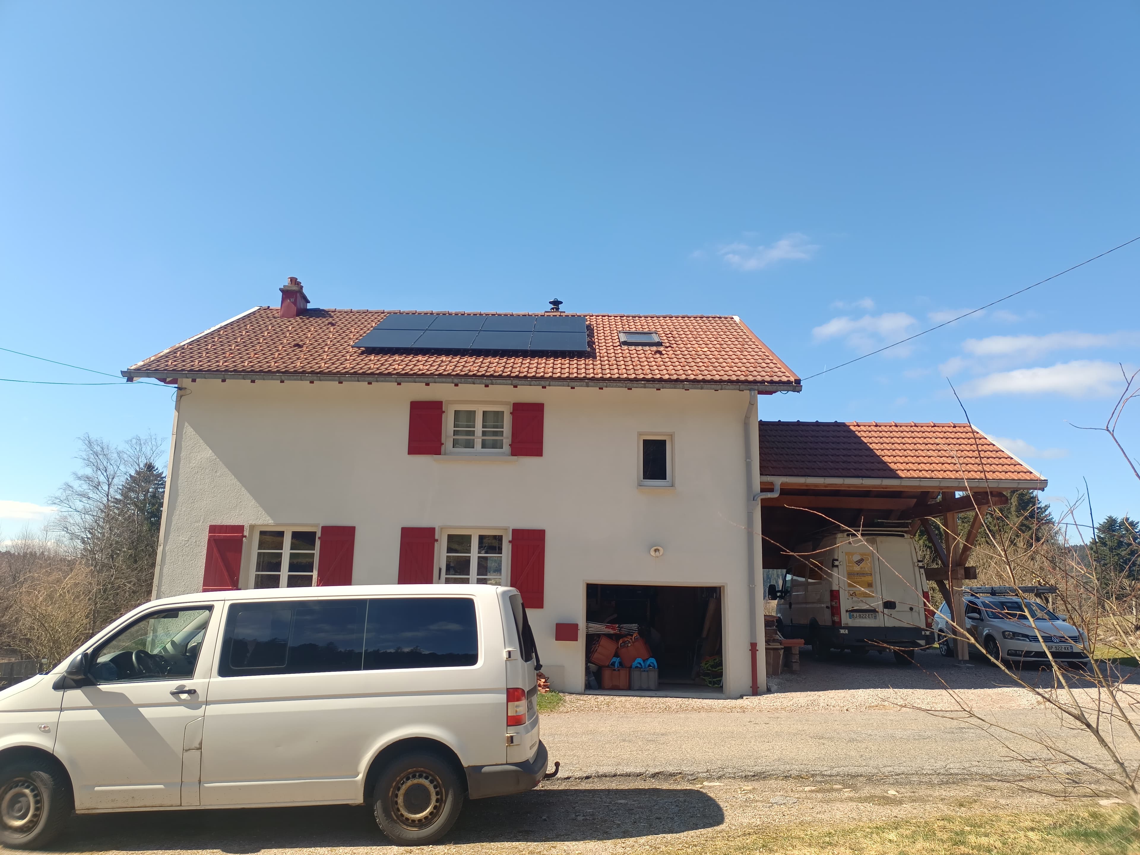 Installation photovoltaïque de 7.04 kWc à Gérardmer (88)