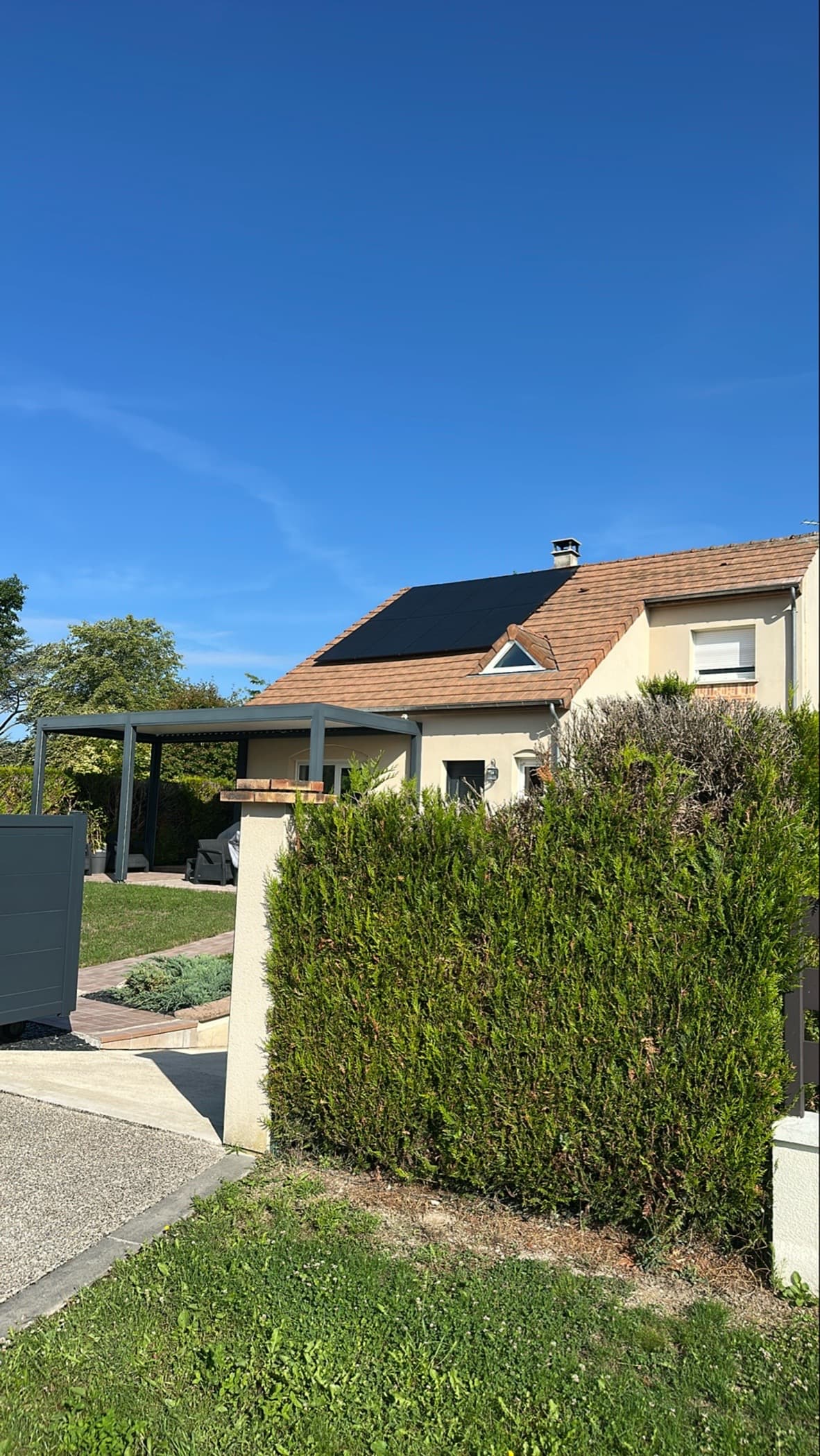 Installation photovoltaïque de 4.8 kWc à Courcy (51)