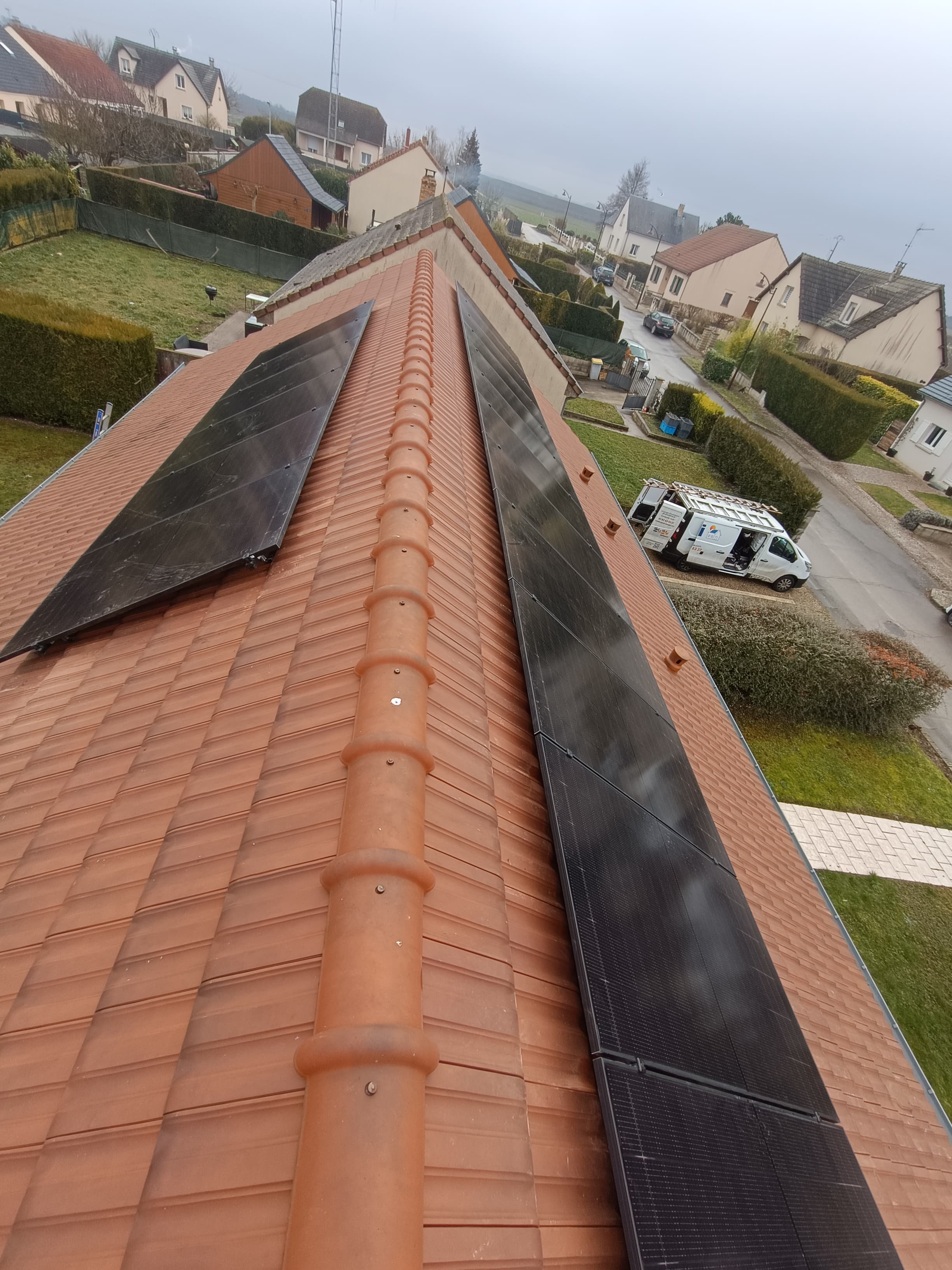 Installation photovoltaïque de 3 kWc à Le Mesnil-sur-Oger (51)