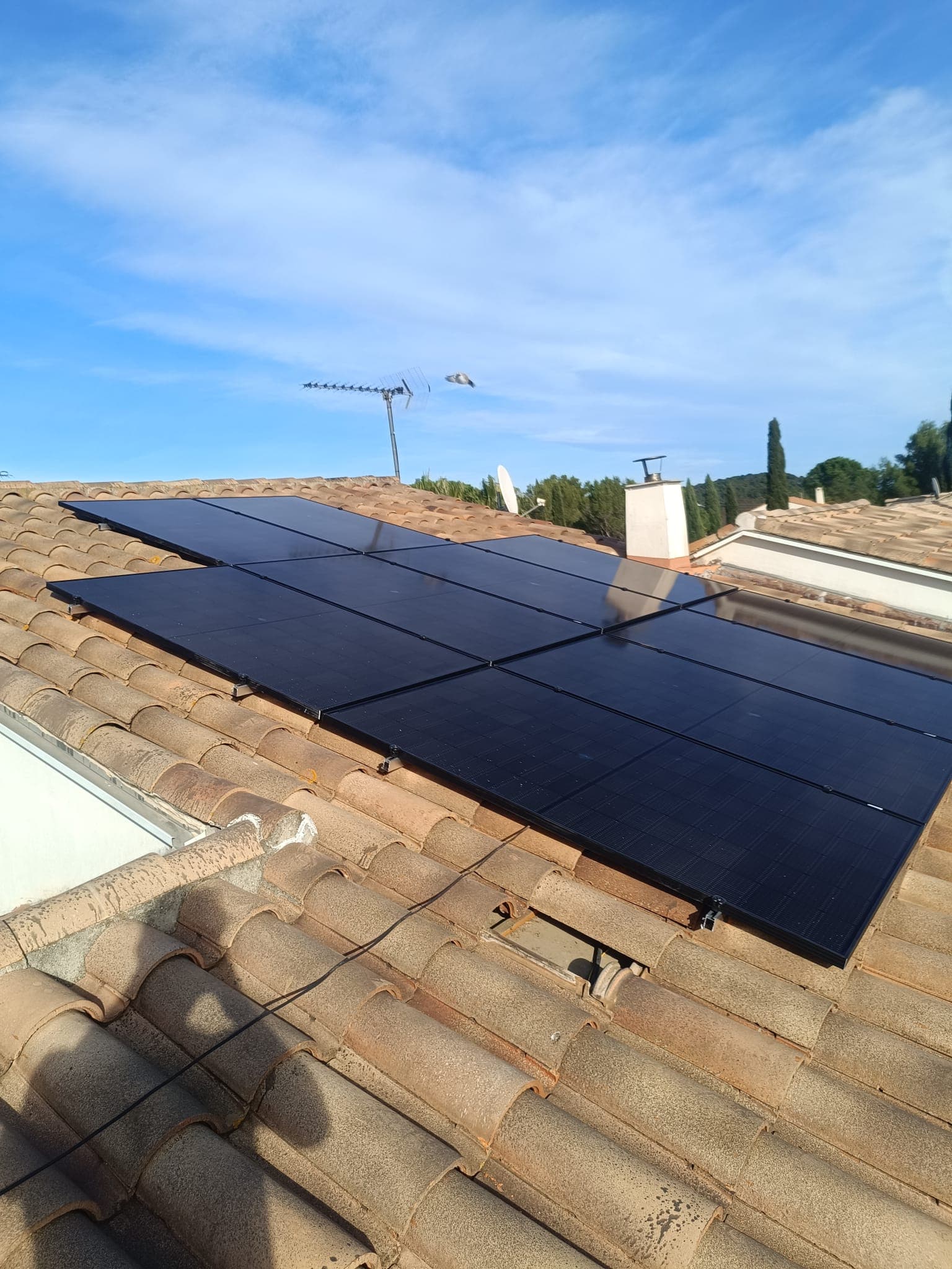 Installation photovoltaïque de 5.0 kWc à Les Matelles