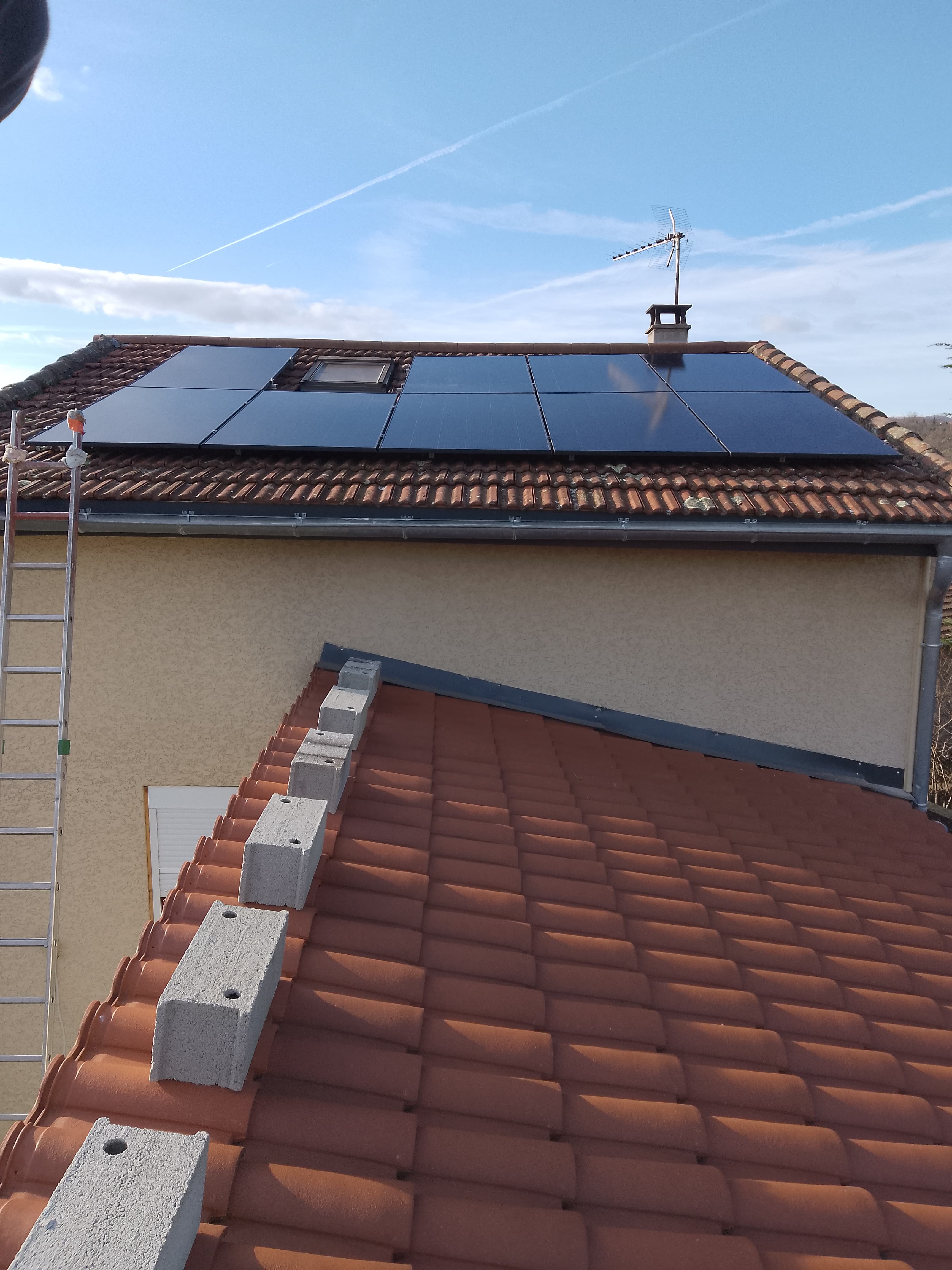Installation photovoltaïque de 4.5 kWc à Rive-de-Gier