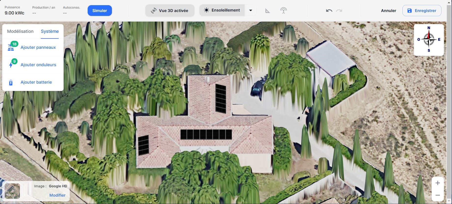 Installation photovoltaïque de 9kWc à Teyran