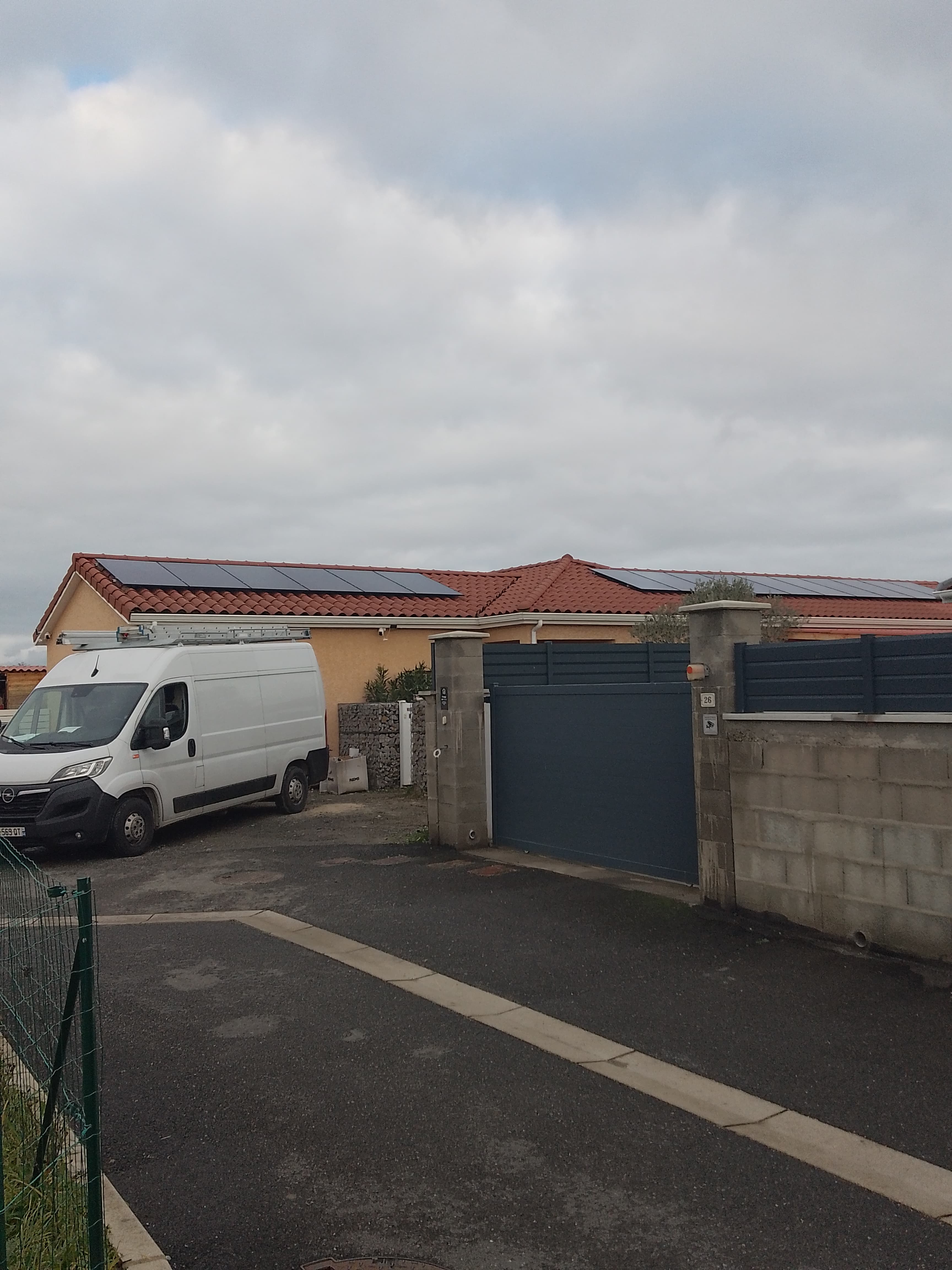 Installation photovoltaïque de 8.0 kWc à Chambéon